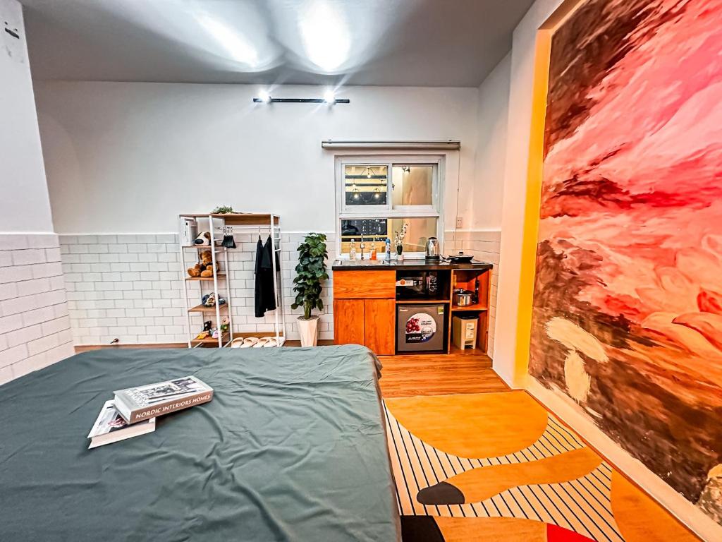 Kuchyň nebo kuchyňský kout v ubytování La Casa Di Dicembre HCMC