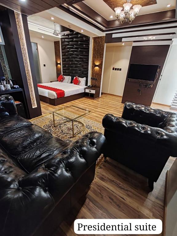 Posezení v ubytování Divan Clarks Inn Goa