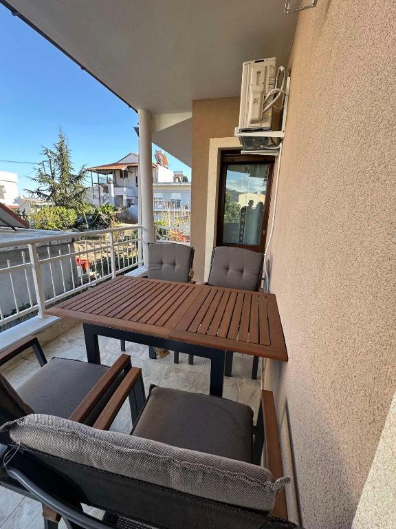 Balkón nebo terasa v ubytování Summerhouse