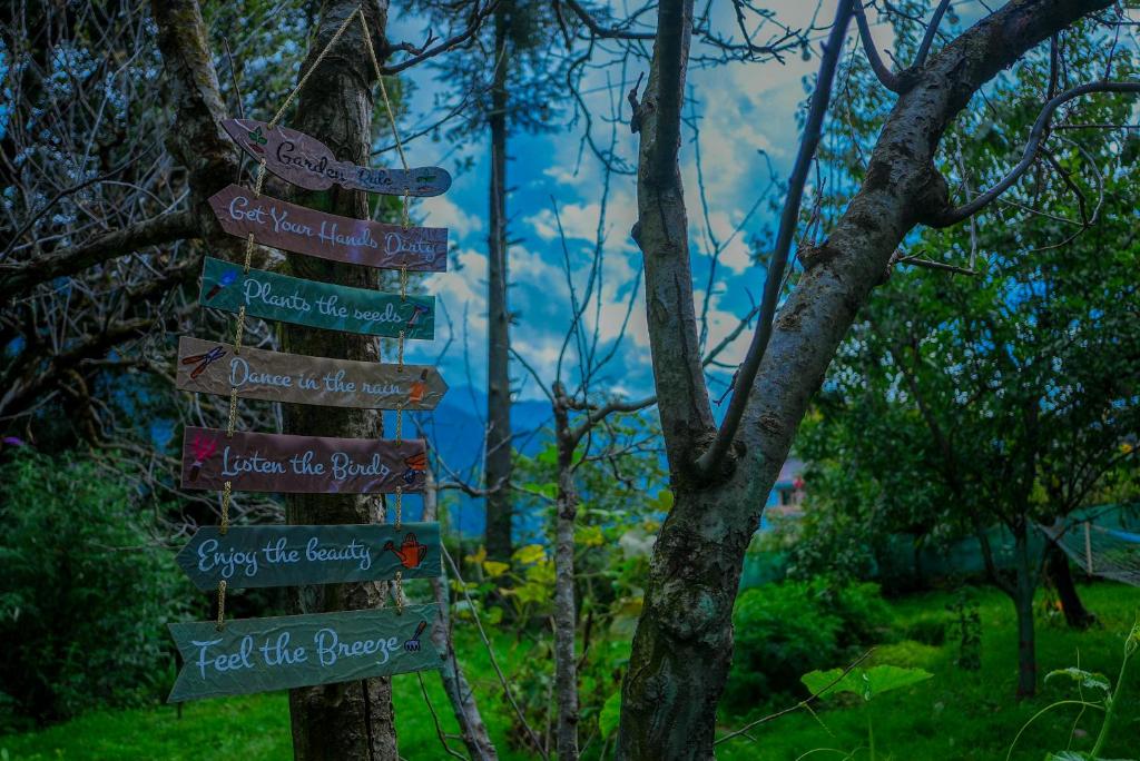 Zahrada ubytování Nature Valley View Resort Manali 2 Bedrooms luxury Cottages and Valley view
