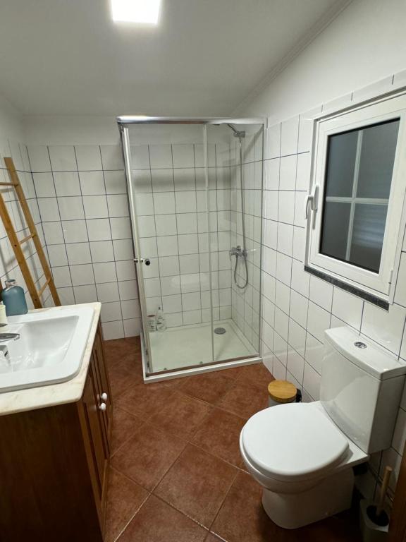 Koupelna v ubytování Casa dos Reis