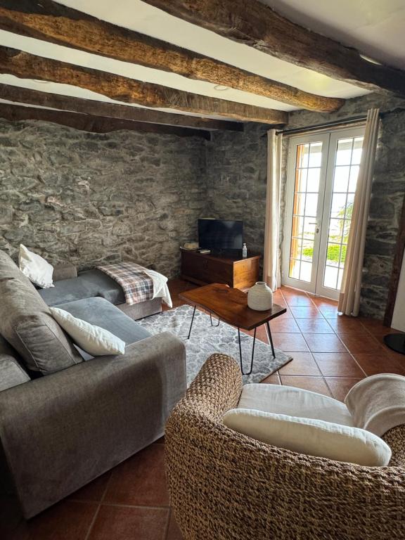 Posezení v ubytování Casa dos Reis
