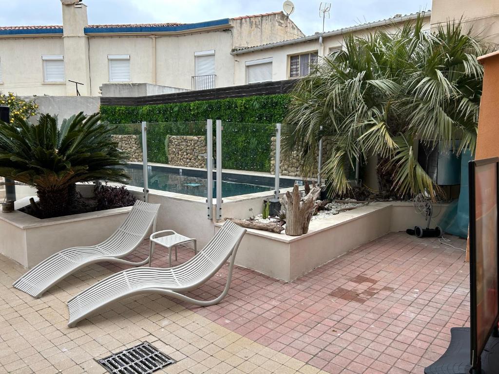 Fotografie z fotogalerie ubytování Logis Hotel De La Clape v destinaci Narbonne-Plage