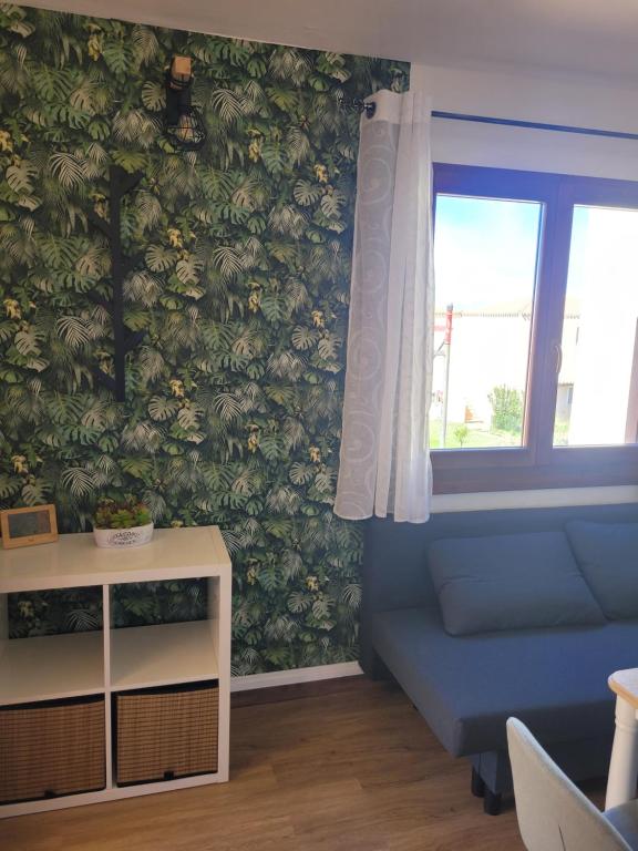 Posezení v ubytování Surf House Mirice
