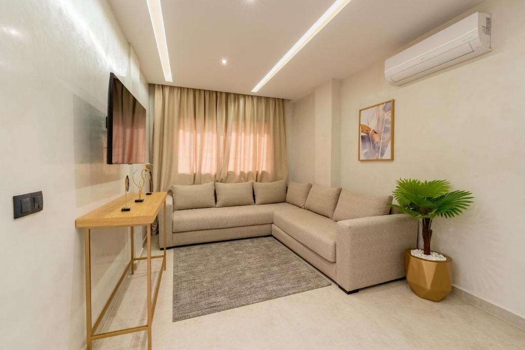 Posezení v ubytování Appart Hôtel Rambla