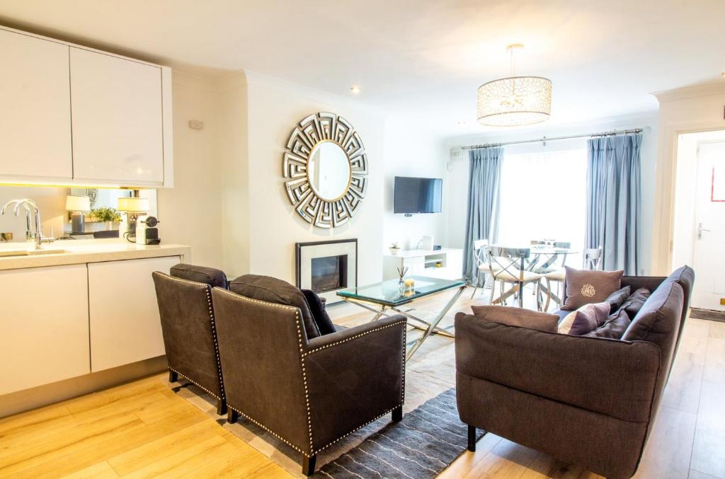Setusvæði á GuestReady - Impressionante Flat com Vista Terraço