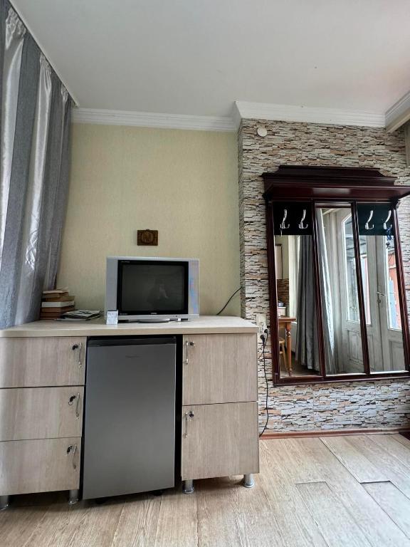 TV a/nebo společenská místnost v ubytování TJ+ Hostel
