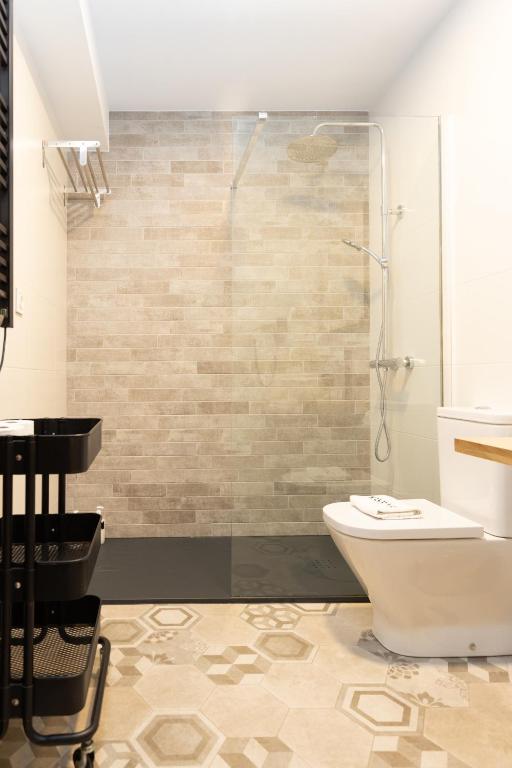Kúpeľňa v ubytovaní Egona -Apartamentos Itxaropena Zarautz