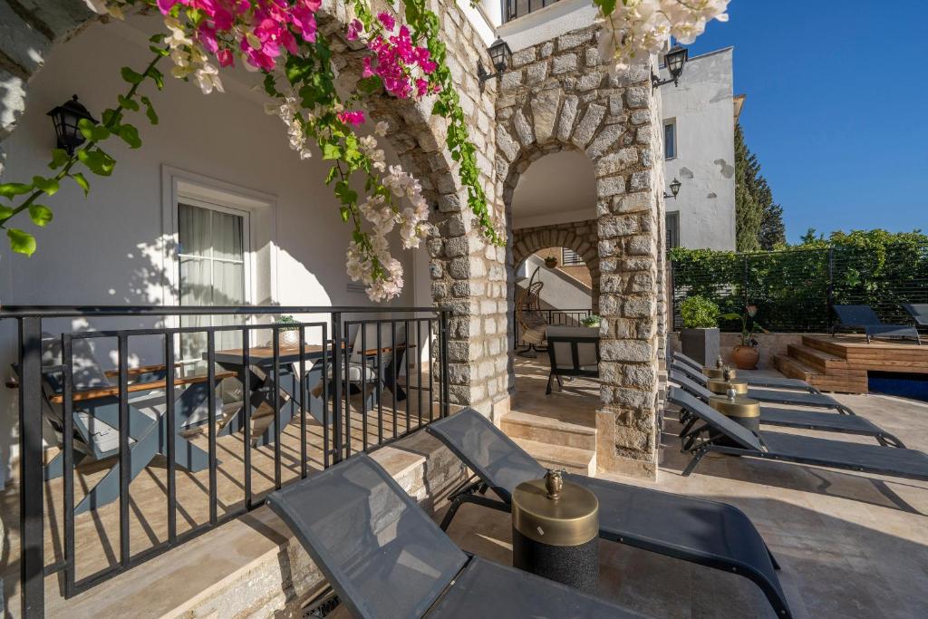 Balkón nebo terasa v ubytování Noa Suite Hotel Only Adult