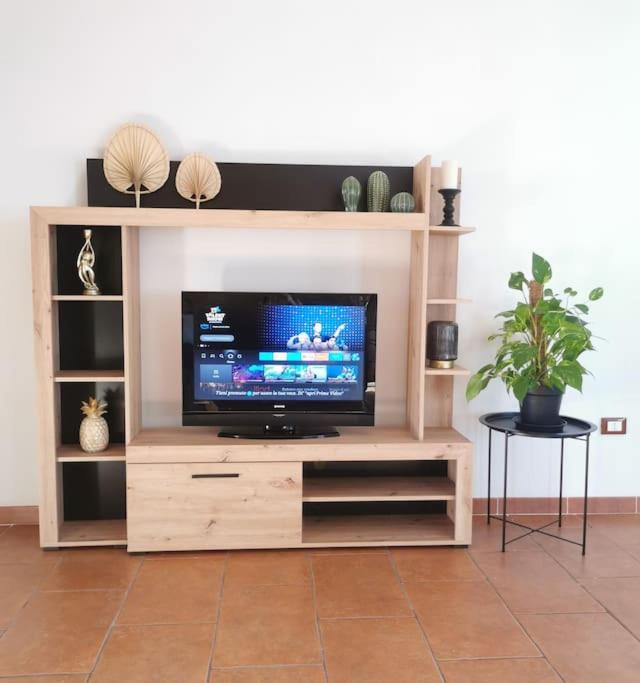 TV a/nebo společenská místnost v ubytování A casa di Franci