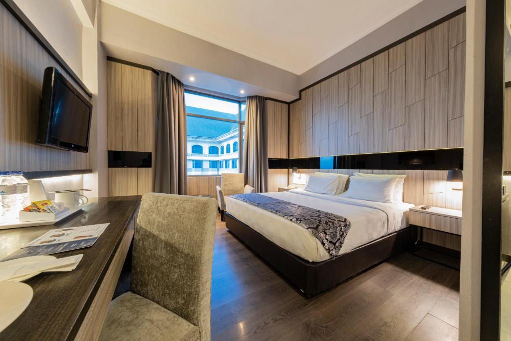 TV a/nebo společenská místnost v ubytování Grand Jatra Hotel Pekanbaru