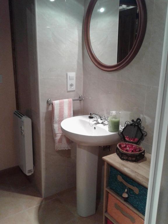 Koupelna v ubytování LA CASUCA Y LA CABAÑA