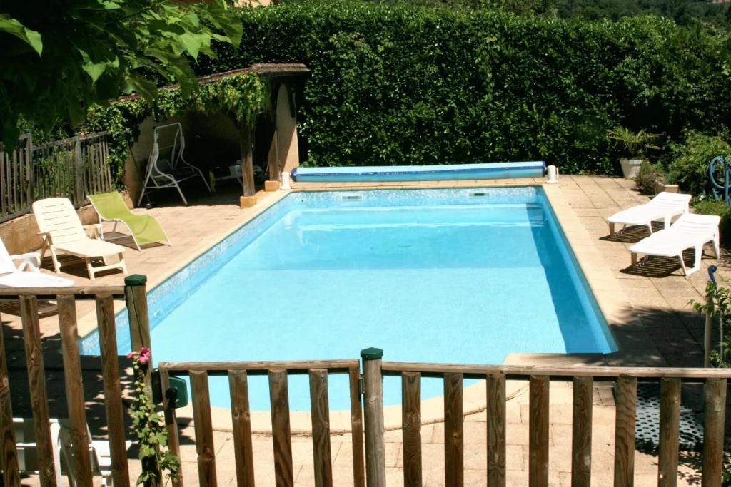Kolam renang di atau dekat dengan Villa de charme, Sarlat-la-Canéda, jardin