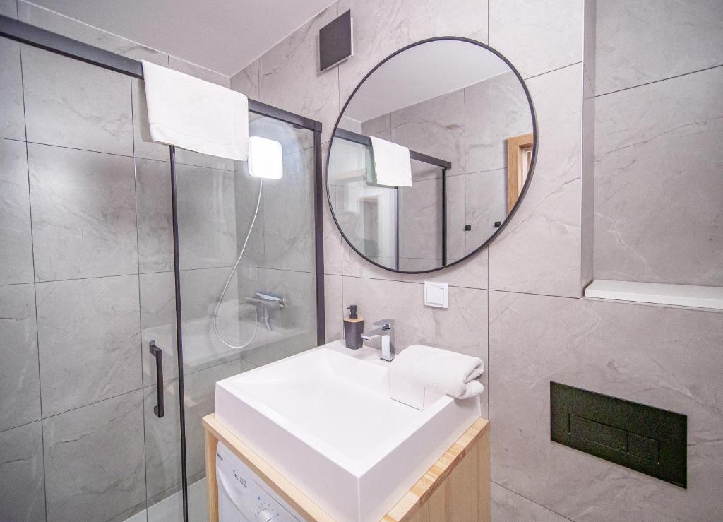 Kúpeľňa v ubytovaní Apartament Dworska