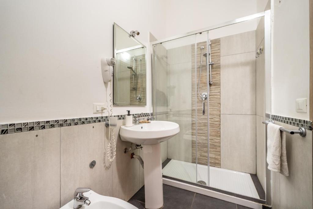 A bathroom at B&b Glamour