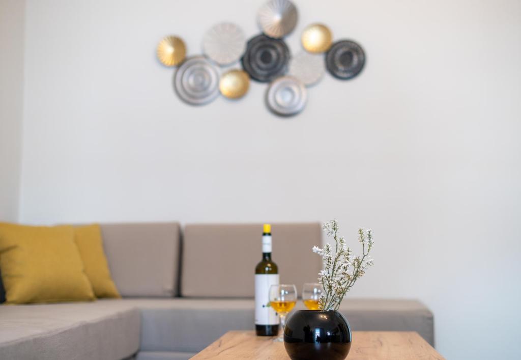 Posezení v ubytování Mardinik Hotel Apartments