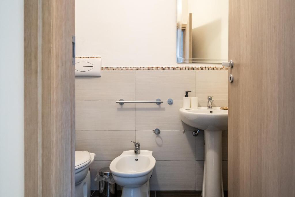 A bathroom at B&b Glamour