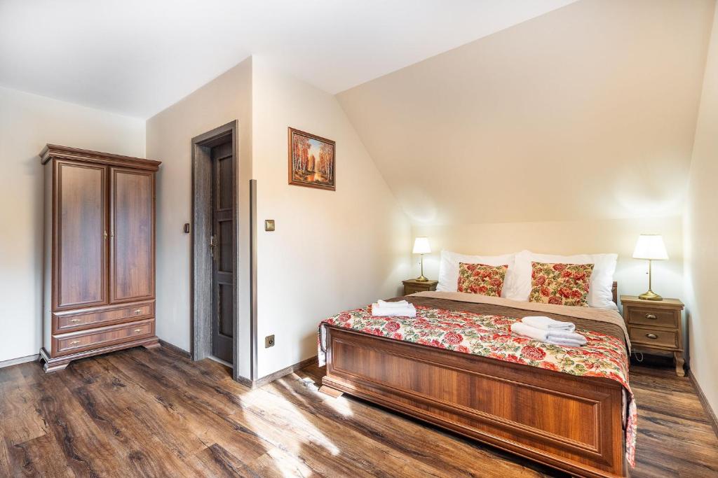 Łóżko lub łóżka w pokoju w obiekcie Room Mesi