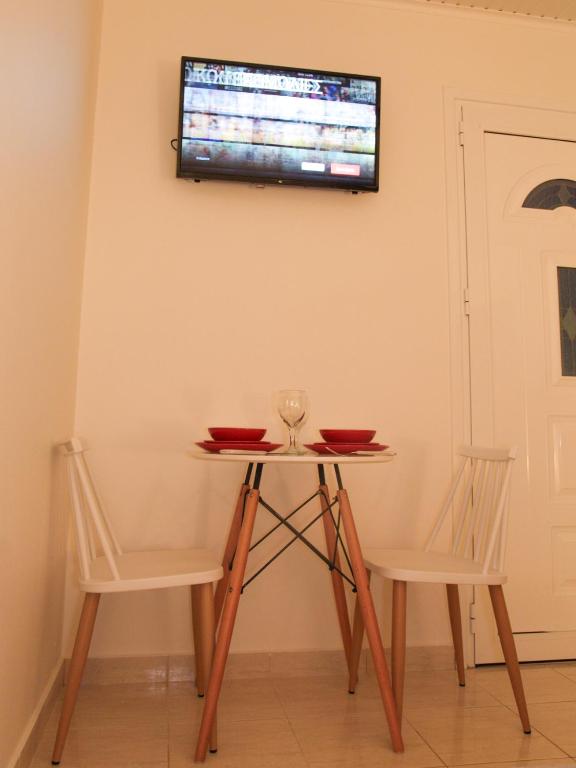 TV a/nebo společenská místnost v ubytování SunView Studio