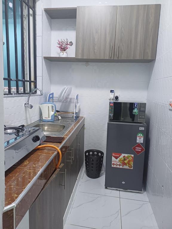 Kuchyň nebo kuchyňský kout v ubytování Havy Homes