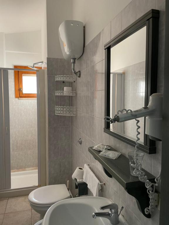 Koupelna v ubytování B&B Dalla Nonna