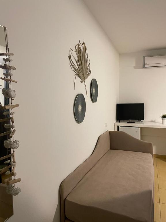 TV a/nebo společenská místnost v ubytování B&B Dalla Nonna