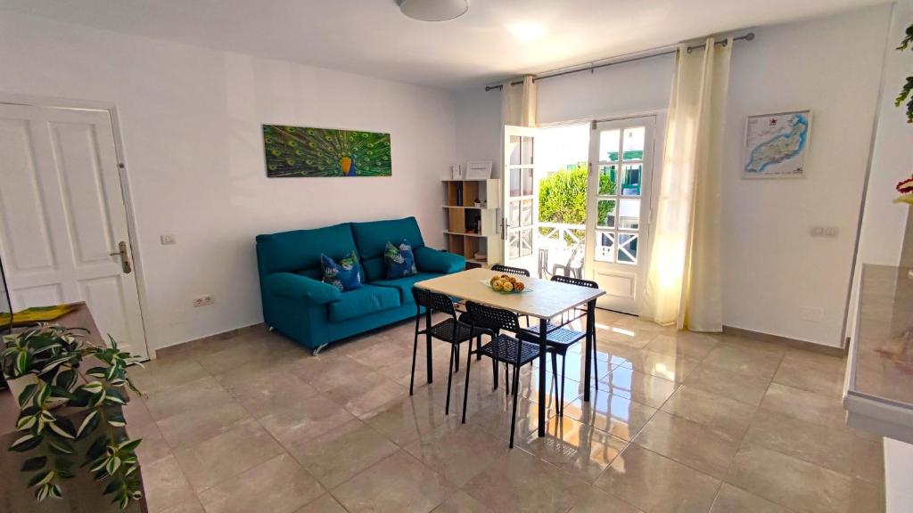 Khu vực ghế ngồi tại Apartamento El Bomboncito, a un tiro de la playa!