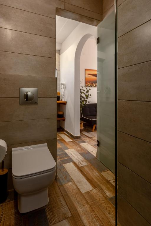 Koupelna v ubytování San Constantino Boutique Villa
