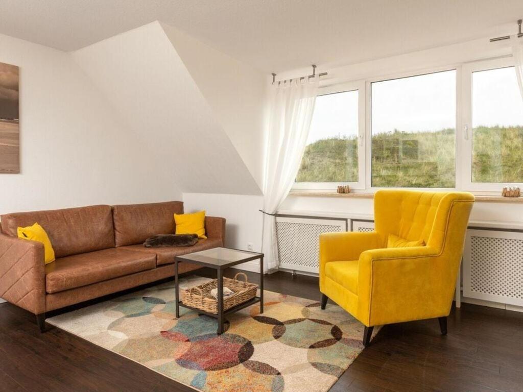Χώρος καθιστικού στο Strandstraße Bontje Comfortable holiday residence