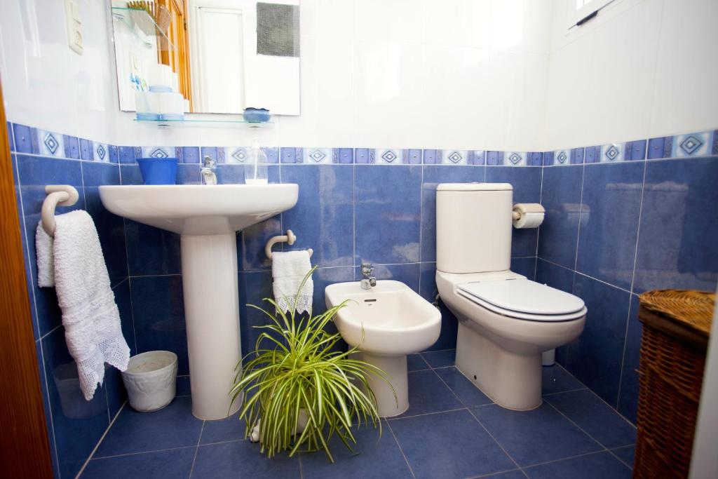 Koupelna v ubytování Apartamento Bellavista