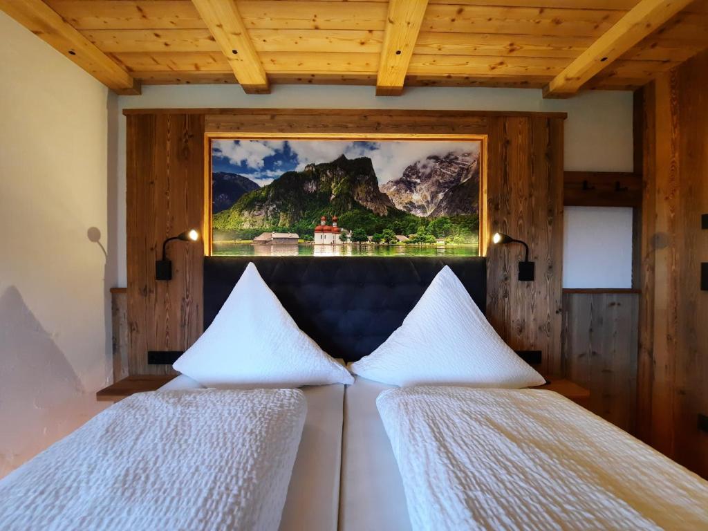 Postel nebo postele na pokoji v ubytování Appartements Hochödlehen