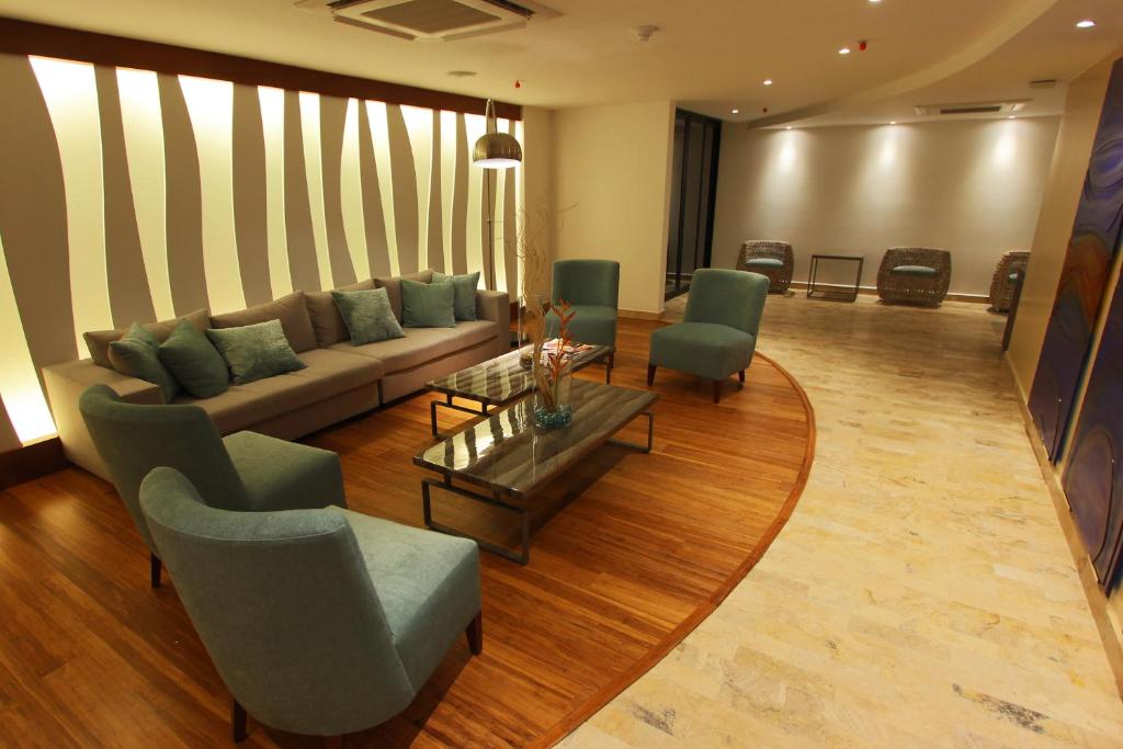 Posezení v ubytování Hotel Poseidon