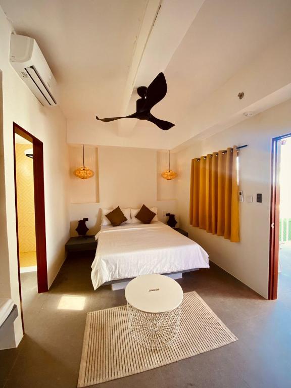 Voodi või voodid majutusasutuse Happiness Hostel Boracay toas