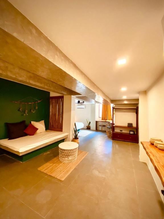 Voodi või voodid majutusasutuse Happiness Hostel Boracay toas