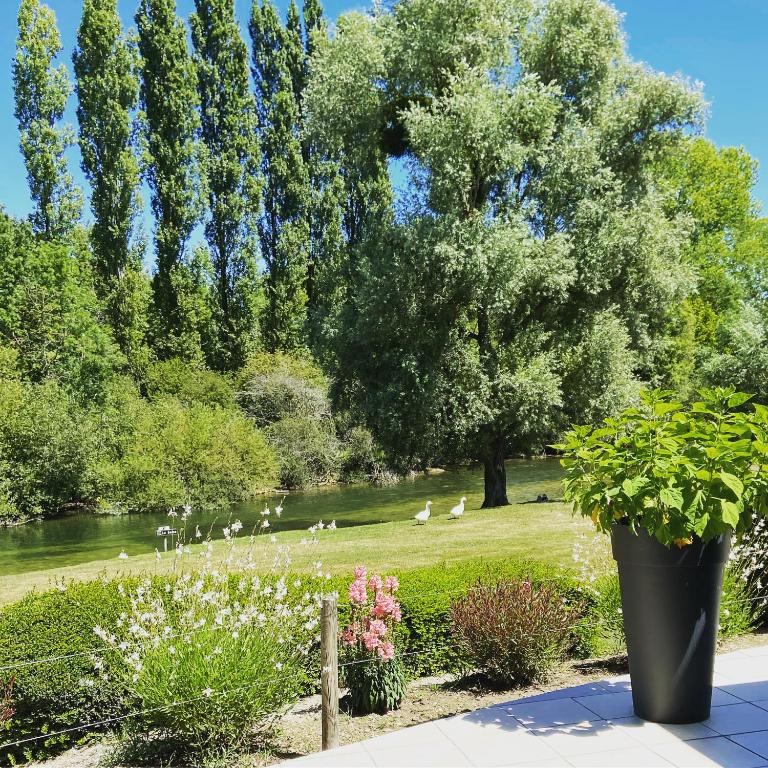 Zahrada ubytování Logis Hôtel-Restaurant Domaine de Montecristo