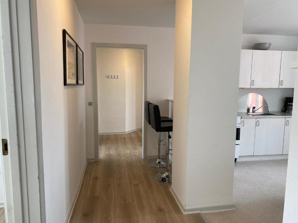 Kuchyň nebo kuchyňský kout v ubytování Marsk Hotel Apartments 6B, 1 - TV