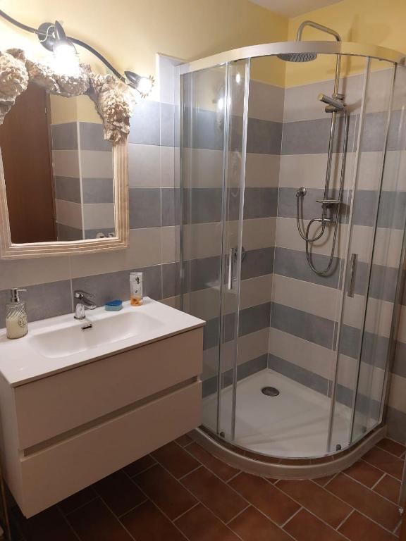 Koupelna v ubytování Una Franca Camere Di Charme