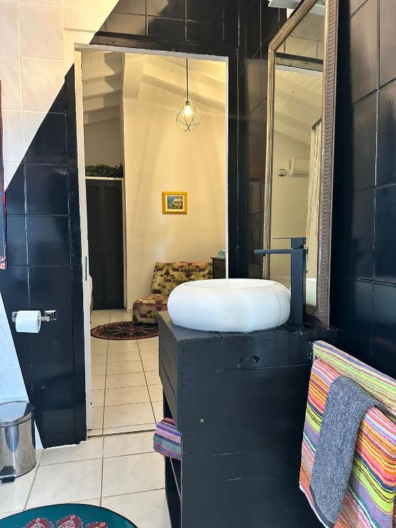 Koupelna v ubytování Thuishaven boutique mini-resort - no kids
