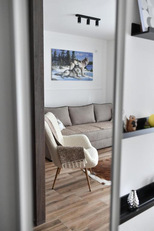 Un lugar para sentarse en Apartman Vuk Divčibare