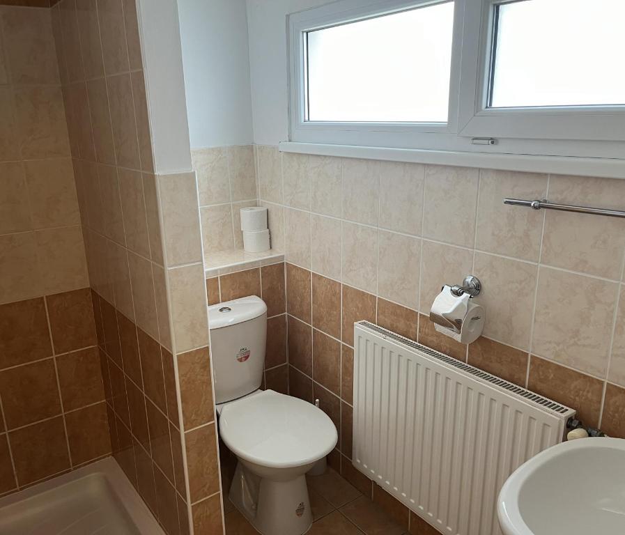 Kúpeľňa v ubytovaní Penzion U Remízky
