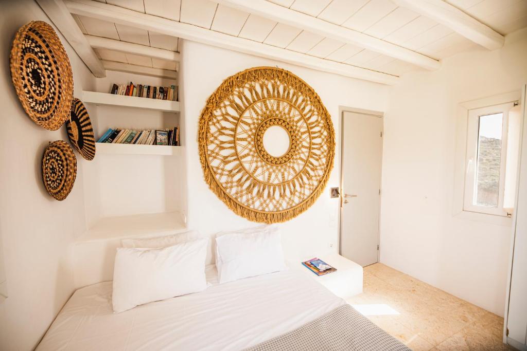 Posteľ alebo postele v izbe v ubytovaní Villa Poppy Mykonos
