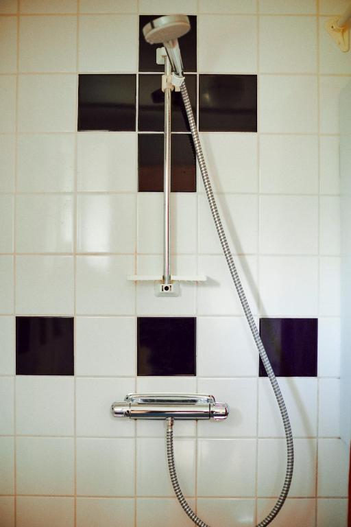 Koupelna v ubytování Valleviken Hotell