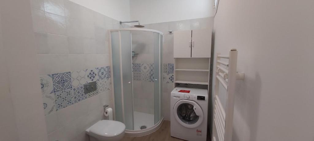 Koupelna v ubytování PACHINO - Casa nanu - un bilocale 75mq e un monolocale 40mq