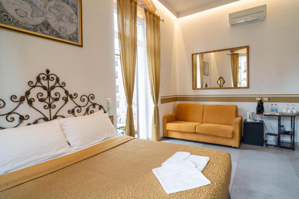 Posezení v ubytování Teresa Rooms & Suites