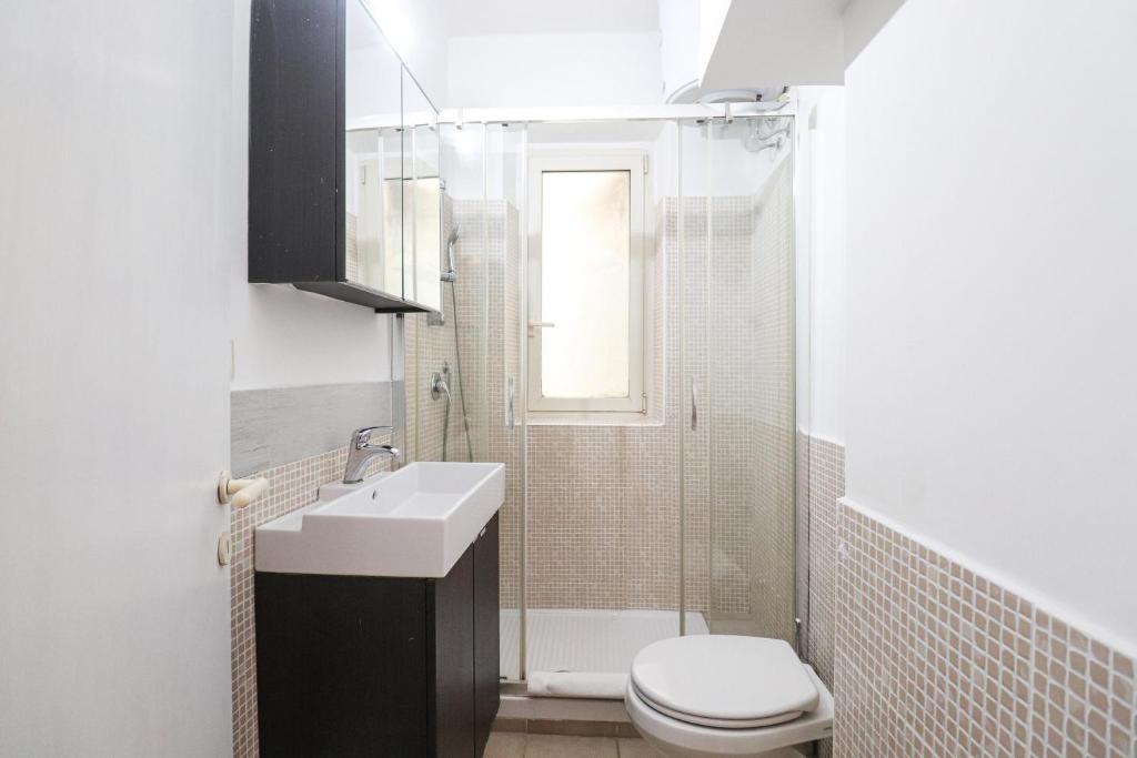 Uma casa de banho em Locanderia Roma