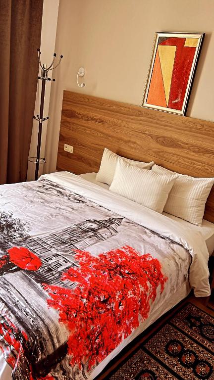 Postel nebo postele na pokoji v ubytování Hotel beaux arts