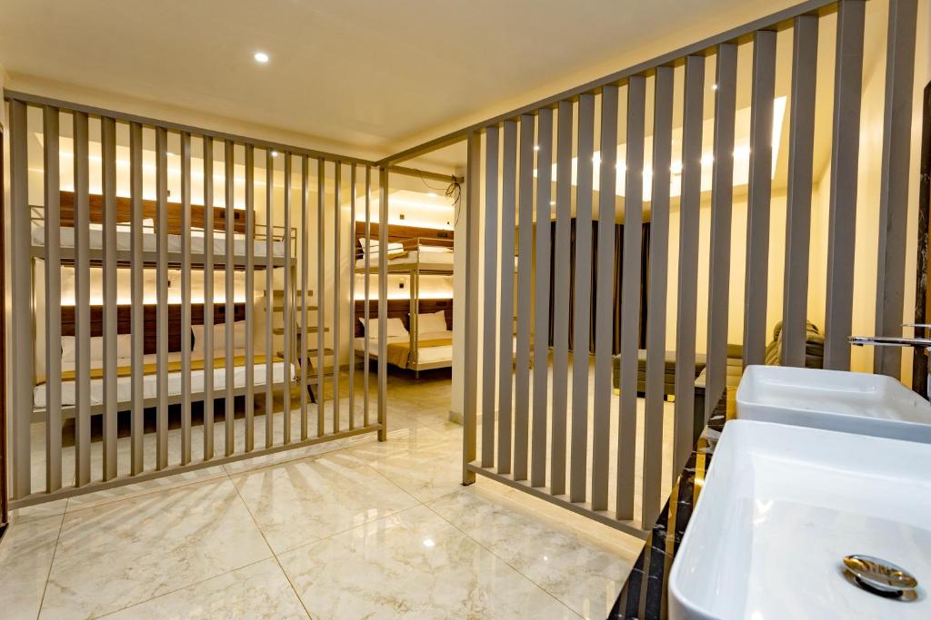 Koupelna v ubytování Uphills boutique hotel