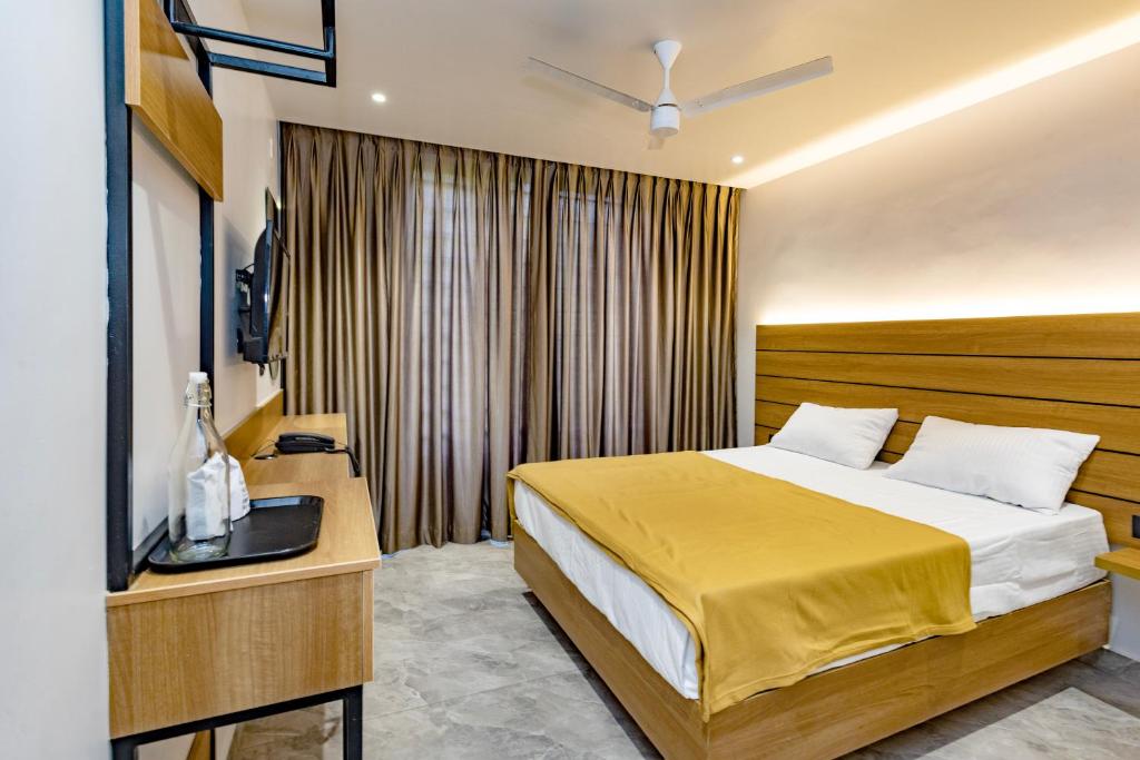 Postel nebo postele na pokoji v ubytování Uphills boutique hotel