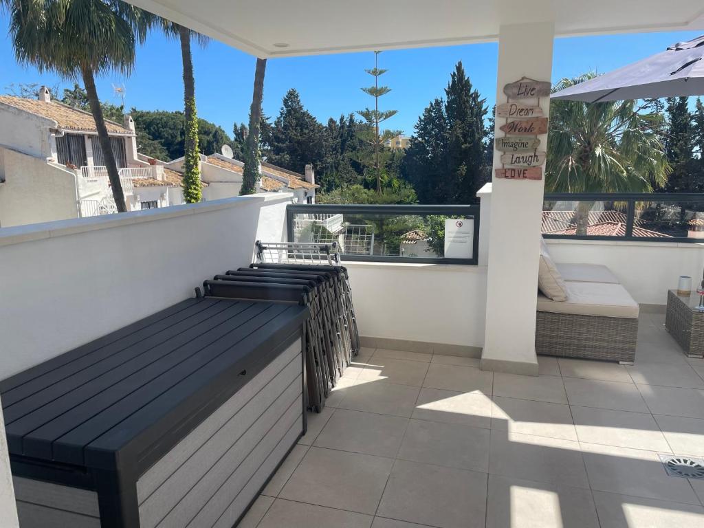 Balkon lub taras w obiekcie Casa Torremolinos
