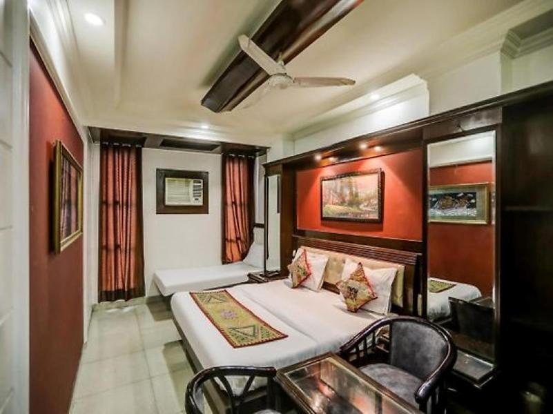 Posezení v ubytování HOTEL GEESON INTERNATIONAL-New Delhi Railway Station-Paharganj